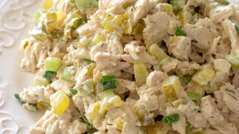 Healthy Dill Pickle Chicken Salad