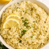 Lemon Orzo