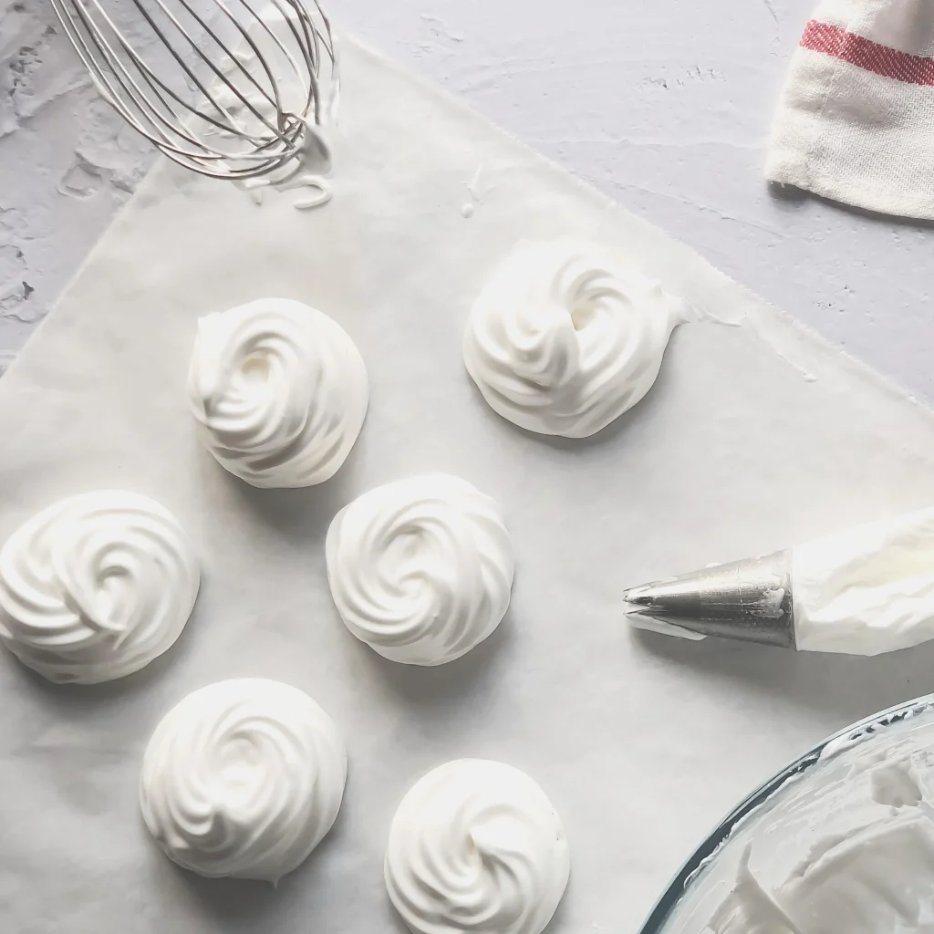 Air Fryer Mini Meringues