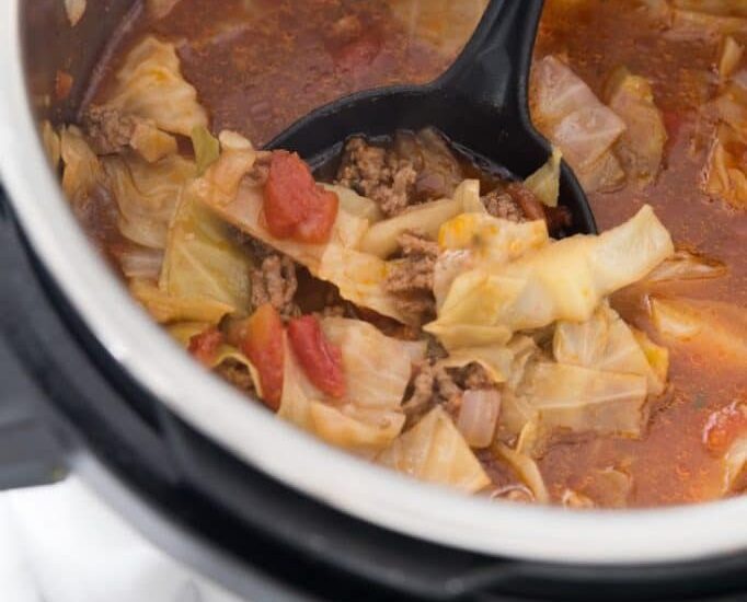 Unstuffed Cabbage Roll Soup