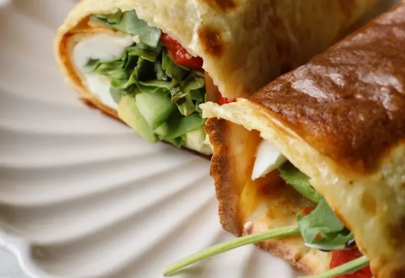 High Protein Viral Cottage Cheese Wrap Recipe