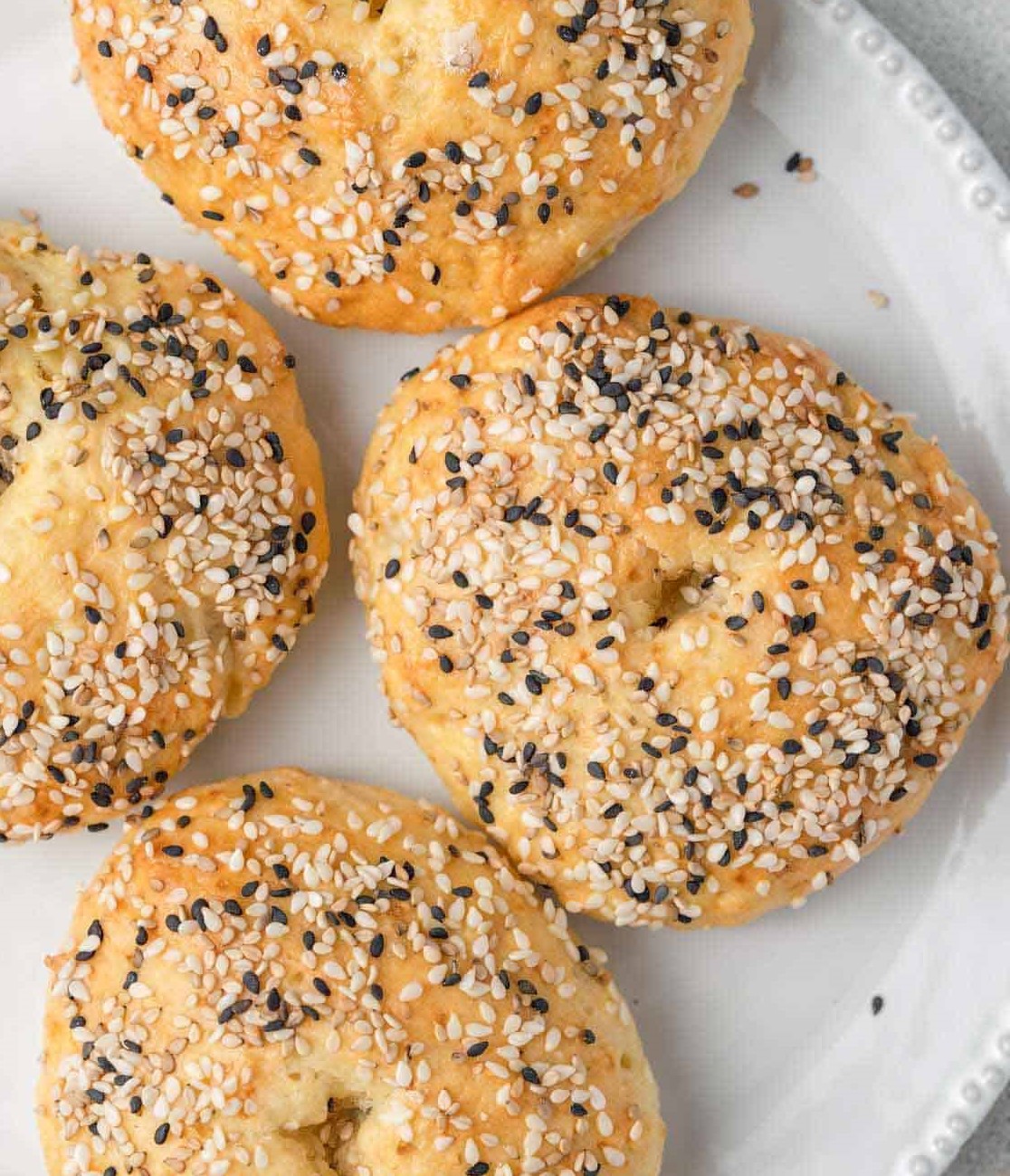 Cottage cheese Bagels