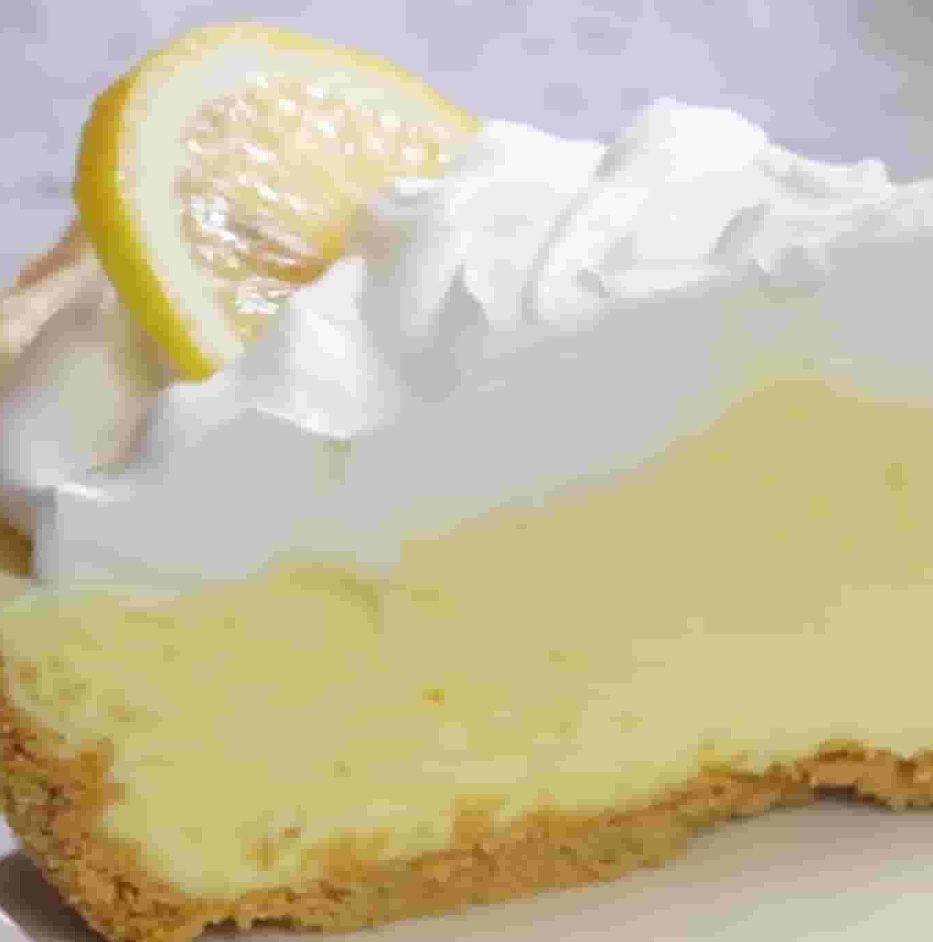 No-bake Lemon Pudding Pie