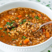 Beef Barley Soup Recipe