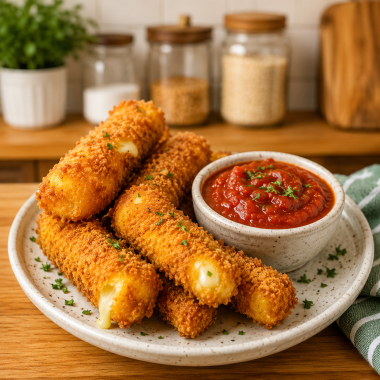 Keto Mozzarella Sticks