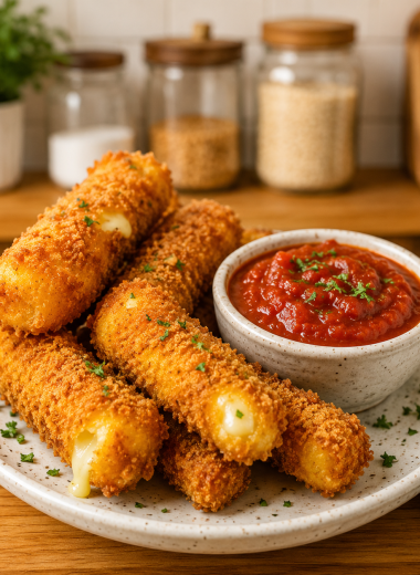 Keto Mozzarella Sticks