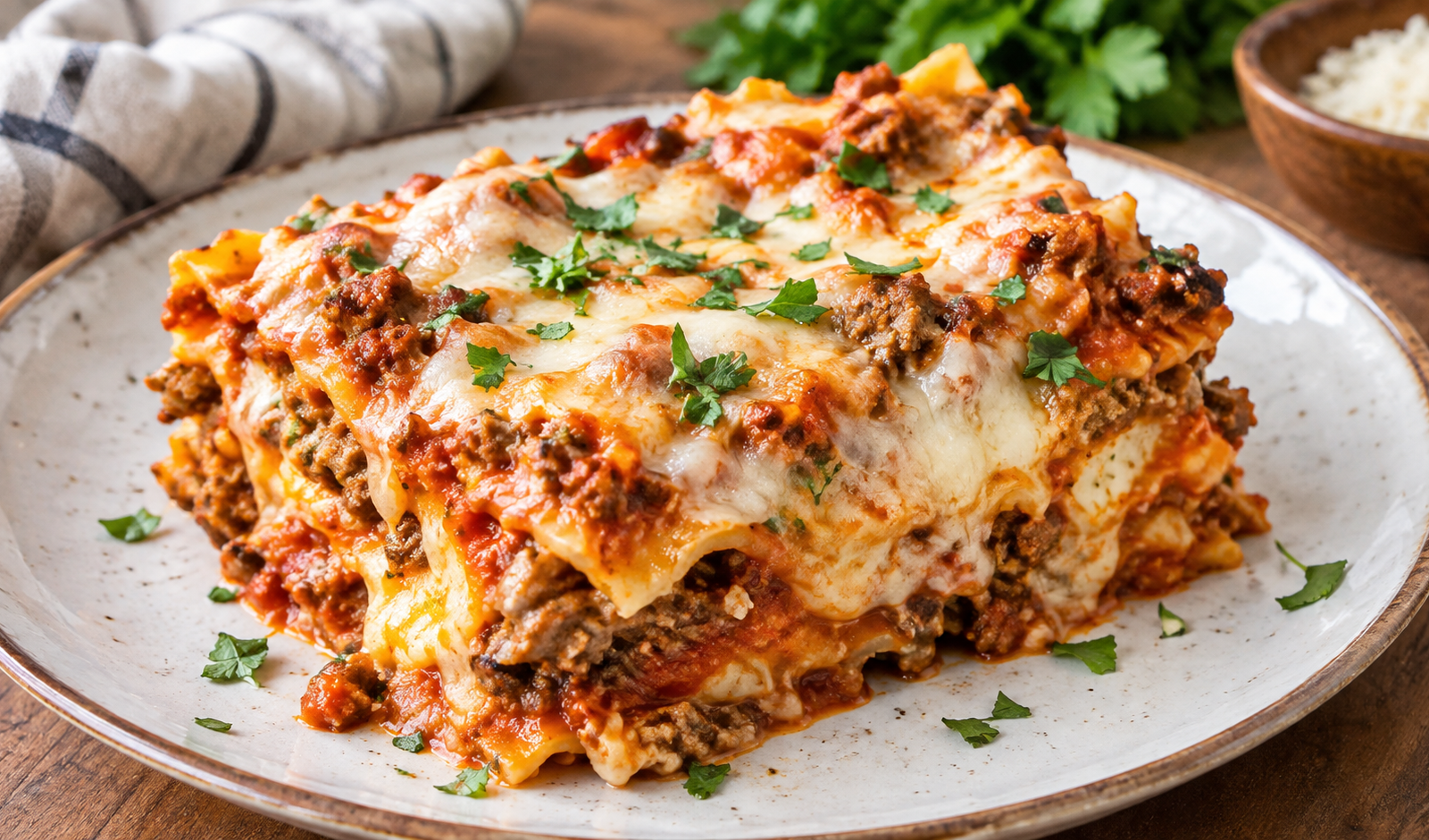 Classic Beef Lasagna recipe