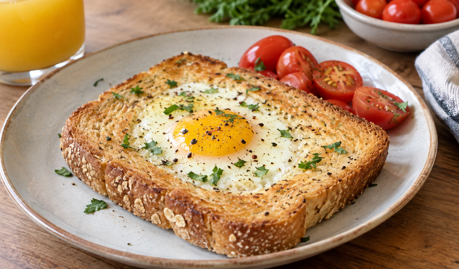 Easy Air Fryer Egg on Toast