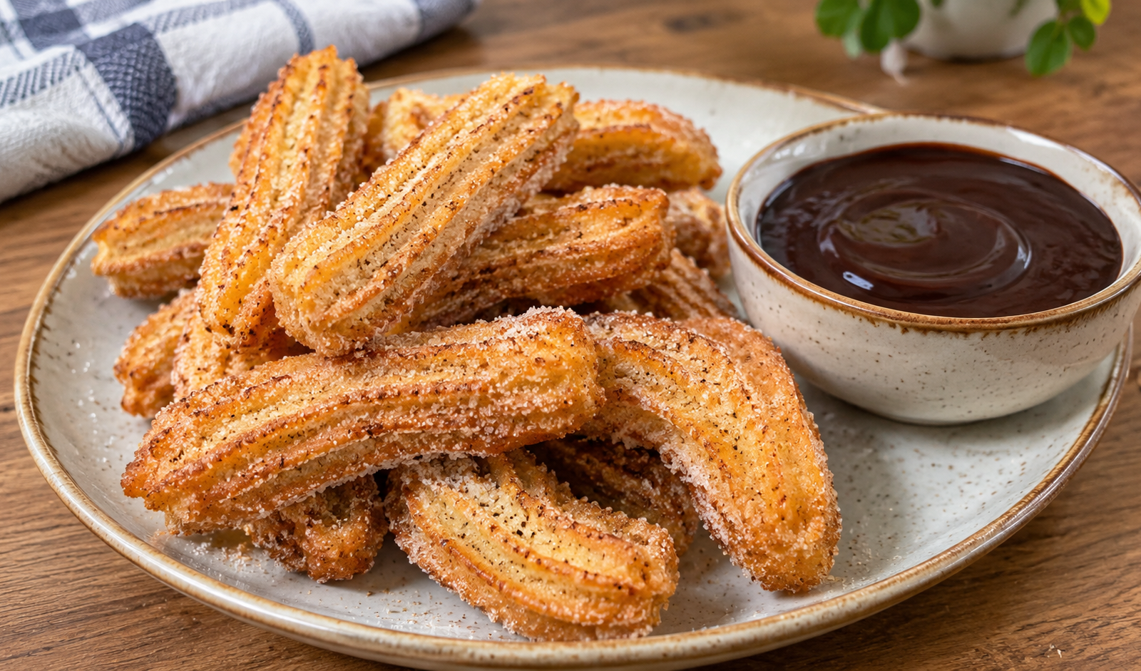 Gluten free Chocolate Churros recipe