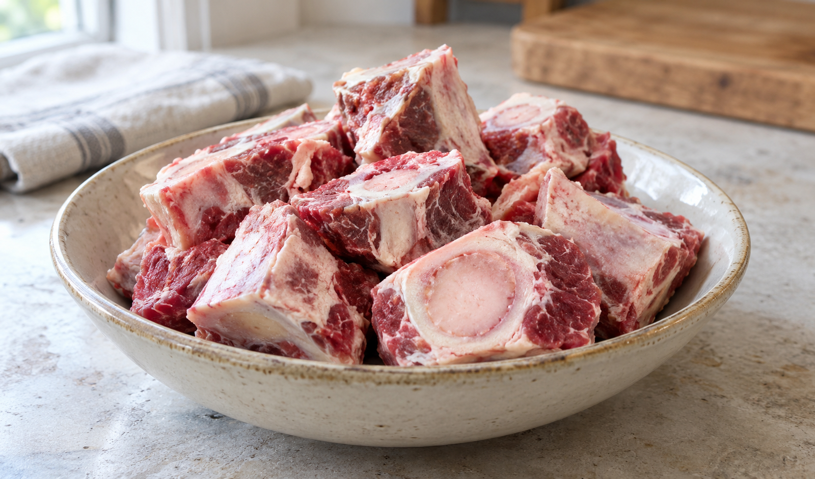 High Protein Rustic Garlic Herb Beef Tail Roast