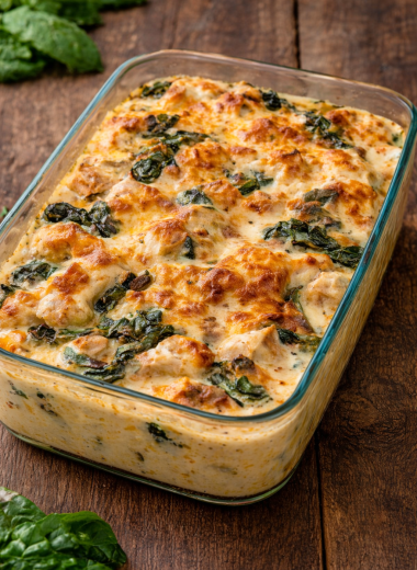 Keto Chicken Cheese Bake