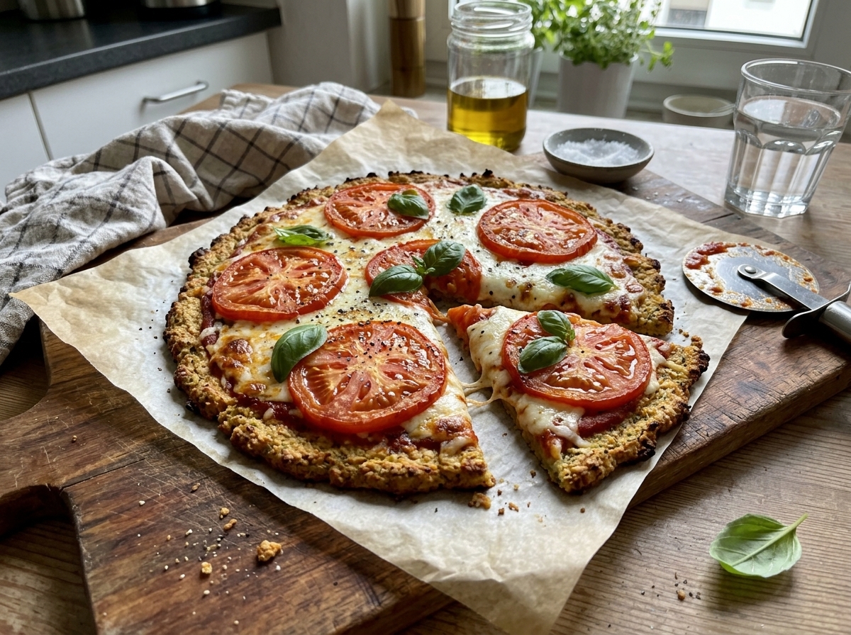High-Protein Chicken Crust Pizza