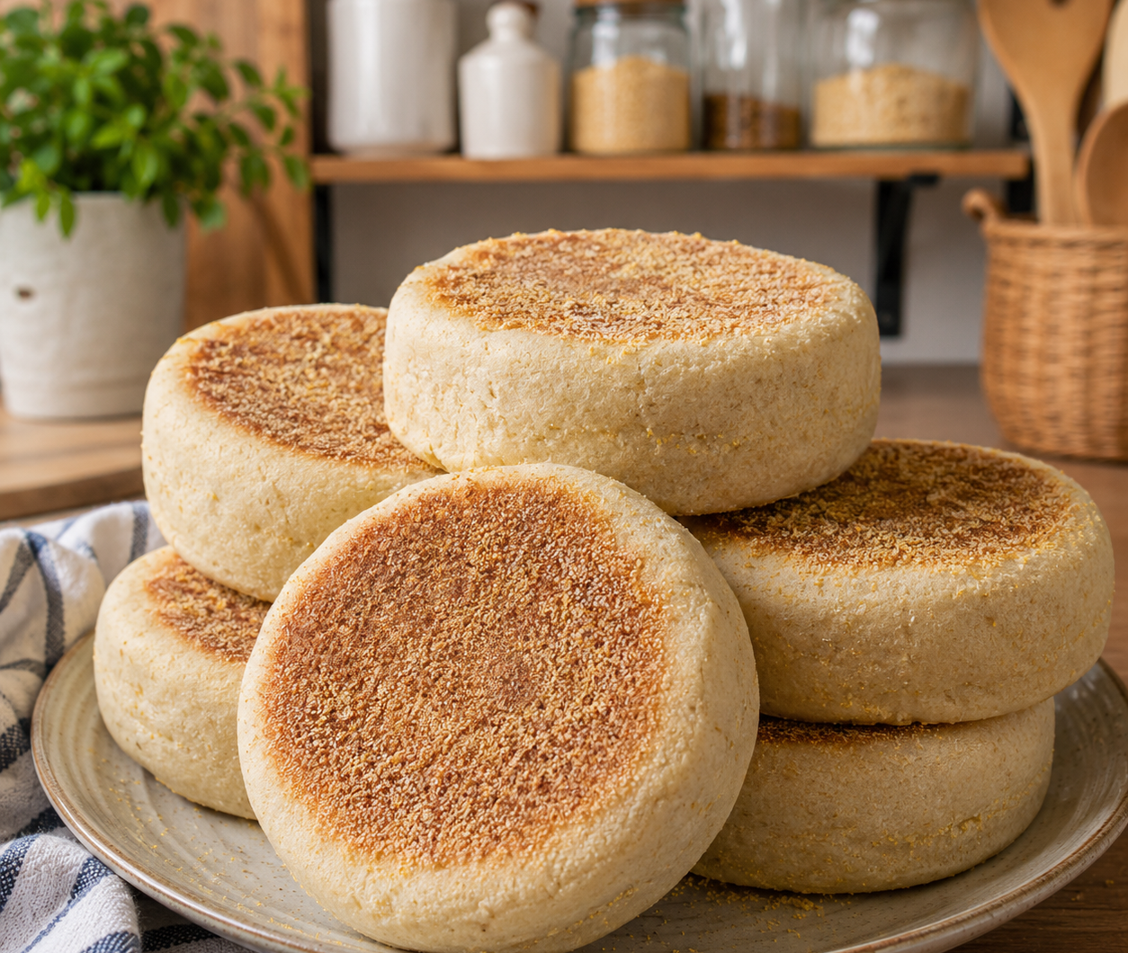 Easy Gluten Free English Muffins