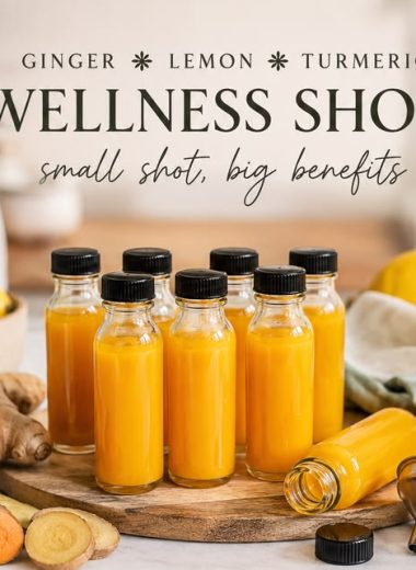 lemon ginger turmeric shot