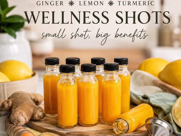 lemon ginger turmeric shot